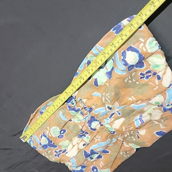 Wilfred Linen strapless Fatale Top Aritzia Sizs 10 - Picture 7 of 9